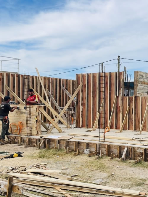 construcción de casas