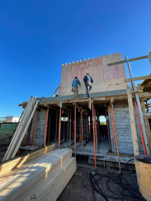 construcción de casas