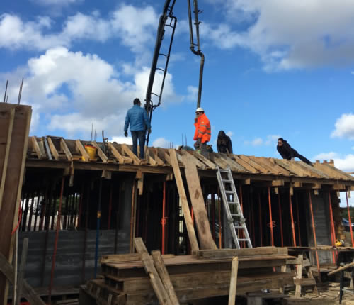 construcción de casas