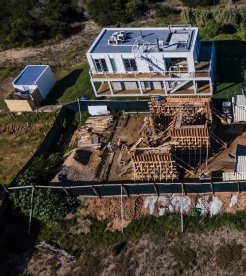 construcción de casas